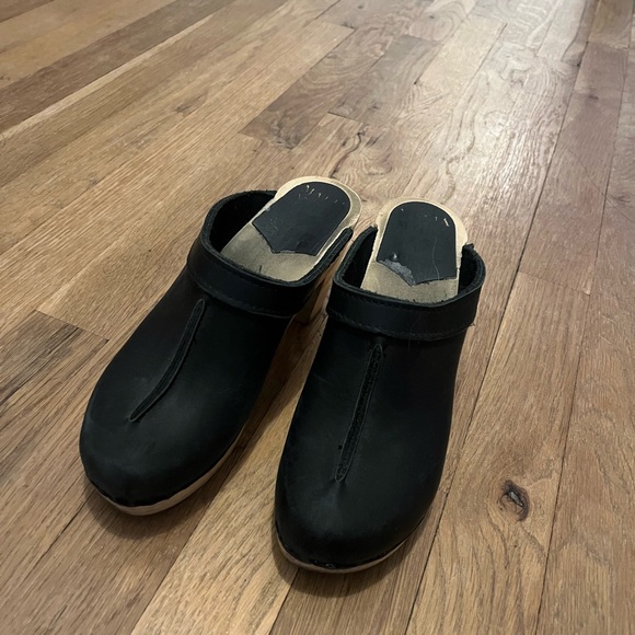 Malia mills x Sven’s wooden clog heels size 6.5 - Picture 5 of 5